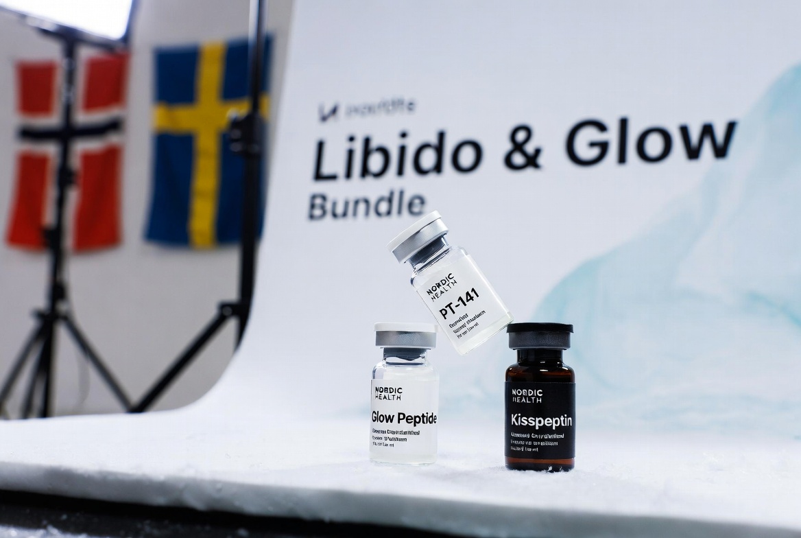 Libido & Glow-pakken – peptidpakke med PT-141, Kisspeptin 10mg, Glow Peptide